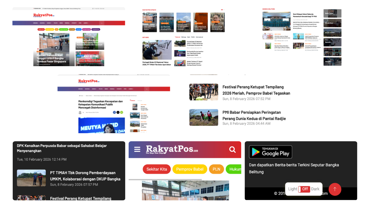 Screnshoot rakyat pos